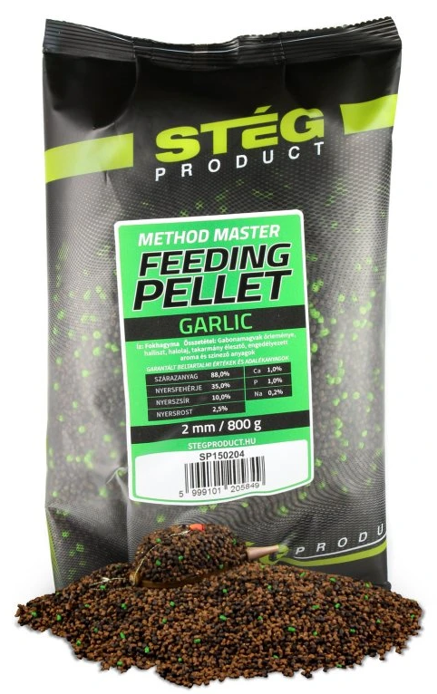 Stég pelety feeding pellet 800 g 2 mm - garlic