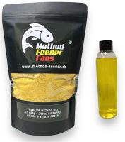Method Feeder Fans Premium Method Mix Set 600 g + 200 ml Booster - Ananás