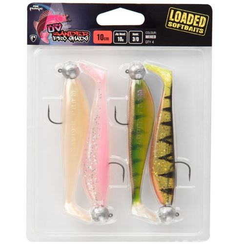 Fox Rage Gumová Nástraha Zander Pro Loaded Uv Mixed Colour Packs