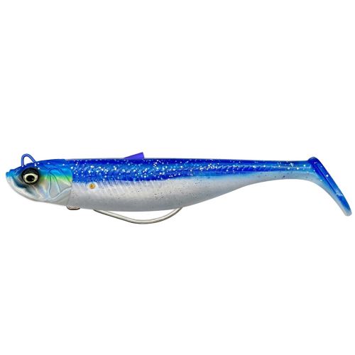 Savage Gear Gumová Nástraha Minnow Weedless Blue Pearl Silver