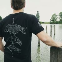 Giants Fishing Tričko Čierne Tri Kapri (3)