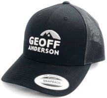 Geoff Andreson Šiltovka SnapBack Sieťová S Logem Čierna Geoff Andreson Šiltovka SnapBack Sieťová S Logem Čierna