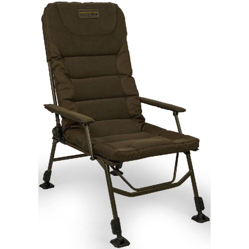 Avid Carp Kreslo Benchmark Leveltech Hi Black Recliner Chair