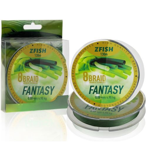 Zfish Splienaná Šnúra Fantasy 8 Braid 130 m