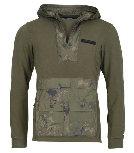 Nash mikina scope lite hoody - xl.
 • 96% bavlna, 4% elastín - 250 g/m2 •Face Guard vysoký golier •Skrytá moskytiérová sieť pre možnosť pripnutia na kapucňu a vytvorenie ochrannej kukle proti hmyzu •Veľké vrecko s dvojitým magnetom •Klokanie vrecko s fleecovou podšívkou •Dve predné vrecká na príslušenstvo so zapínaním na magnet •Paracordové držiaky zipsov •Vodeodolné lakte •K dispozícii vo veľkostiach Small - XXXL