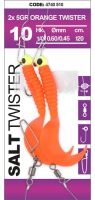 Spro Náväzec Na Tresky Salt Twister Orange 120 cm - Háčik 2x 1/0 Hmotnosť 5 g