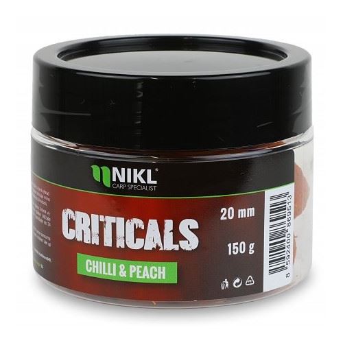 Nikl Criticals Boilie Chilli & Peach 150 g