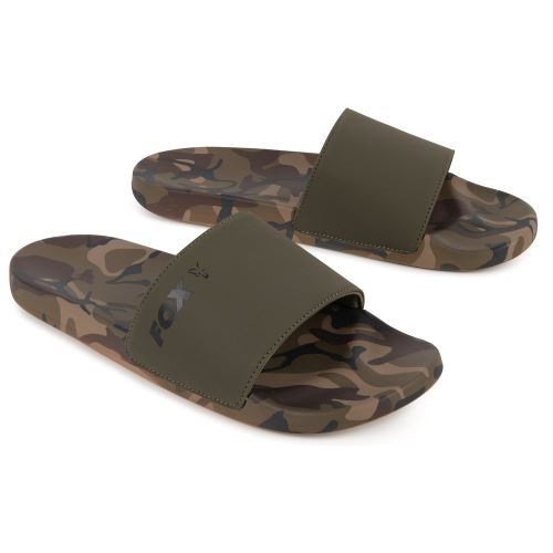 Fox Šľapky Khaki/Camo Sliders