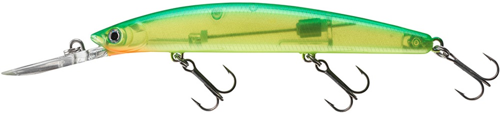 Daiwa wobler tournament double clutch lime chart - 9,5 cm 8,8 g