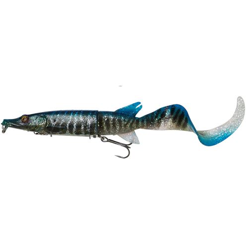 Savage Gear Gumová Nástraha 3D Hybrid Pike Slow Sink Blue Silver UV 17 cm 47 g