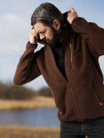 Geoff Anderson Mikina s Kapucňou Teddy Hnedá (3)