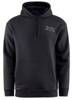 Grundéns Mikina Dark Seas X Grundens Watchman Hoodie Black (1)