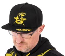 Black Cat Šiltovka Black Flat Peak Cap