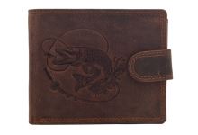 Mercucio Peňaženka Svetlohnedá Embos Vzor 7 Šťuka S Údicou Mercucio Peňaženka Svetlohnedá Embos Vzor 7 Šťuka S Údicou