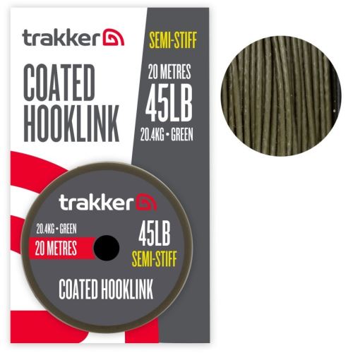 Trakker Náväzcová Šnúra Semi Stiff Coated Hooklink 20 m