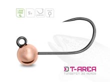 Delphin Jigová Hlavička T-AREA BL Wolframový Jig Medený 5 ks (1)