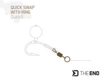 Delphin Rychlovýmenný Obratlík s Krúžkom TheEND QuickS #4 10 ks (1)