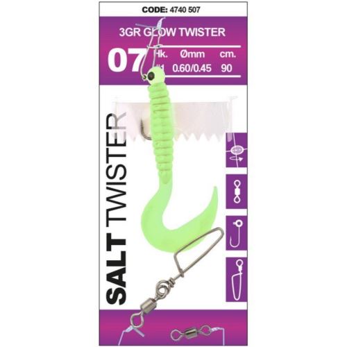 Spro Návazec Na Tresky Salt Twister Glow 90 cm