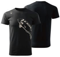 Giants Fishing Tričko Pánske Plávajúci Kapor Čierne - M