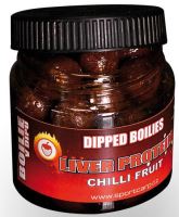 Sportcarp Boilies v Dipe Dipped Boilies 200 ml 18 mm-Chilli Fruit