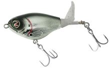 River2Sea Wobler Hladinový Whopper Plopper Chrome Black (1)