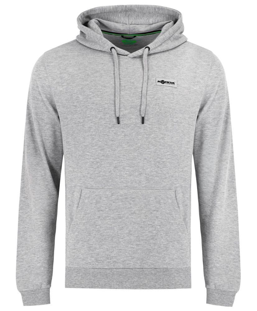 Korda mikina patch hoodie heather grey - s