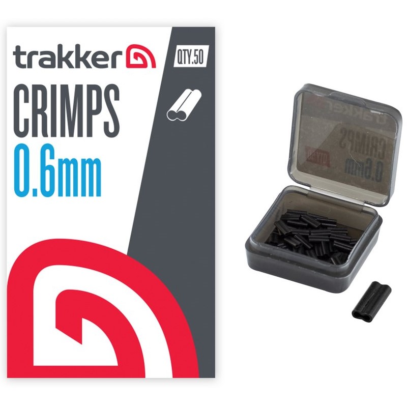 Trakker náhradné svorky crimps 50 ks - 0,6 mm