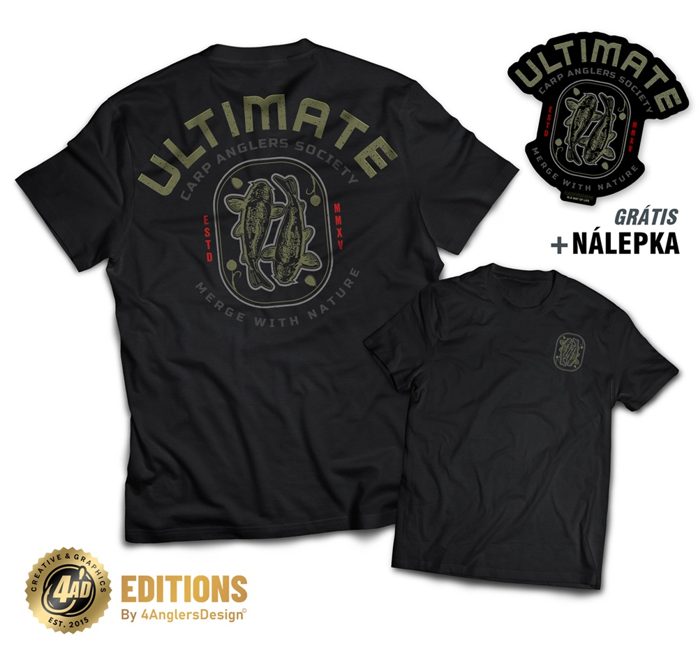 E-shop 4anglersdesign tričko ultimate - m