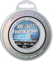 Savage Gear Fluorocarbon Soft Fluoro Carbon 35 m - Priemer 0,49 mm / Nosnosť 15,2 kg 33.5lb