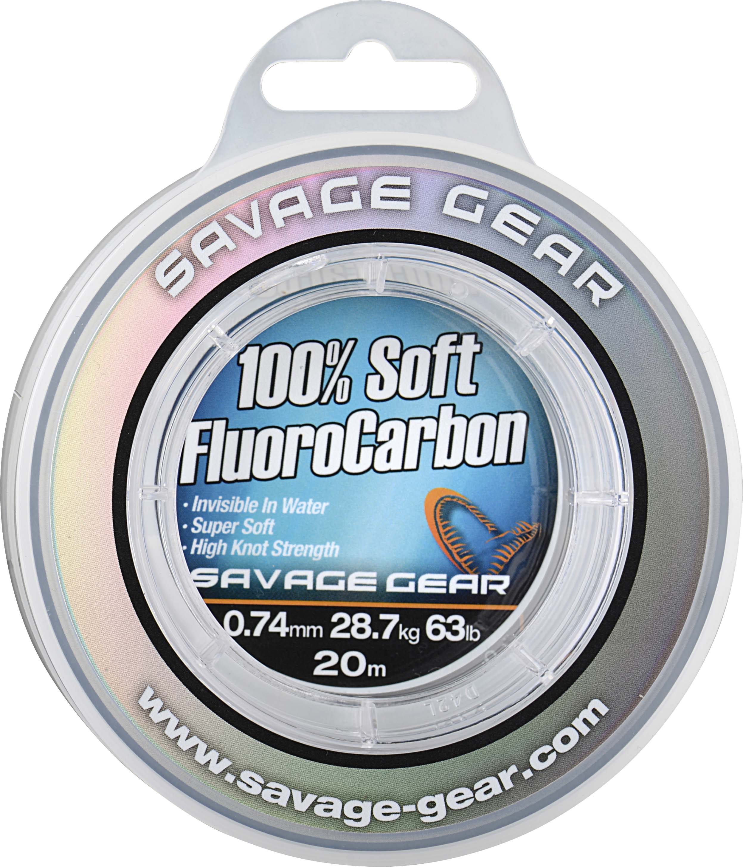 Savage gear fluorocarbon soft fluoro carbon 35 m - priemer 0,49 mm / nosnosť 15,2 kg 33.5lb