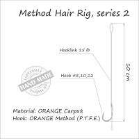 Life Orange Nadväzce Method Hair Rigs S2 15 lb 5 ks - 8 (3)