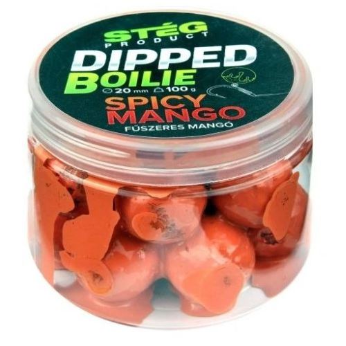 Stég Boosterované Boilie Dipped Boilie 100 g 20 mm