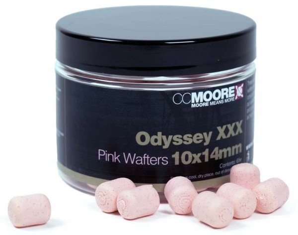 Cc moore vyvážené boilie dumbell wafters odyssey xxx pink 10x14 mm 65 ks