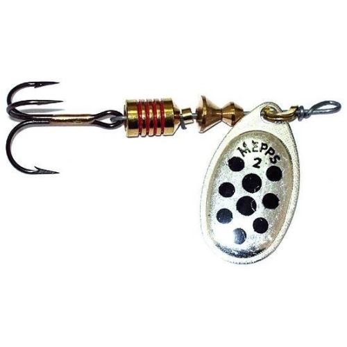 Mepps Blyskáč Aglio Strieborná Čierne Bodky