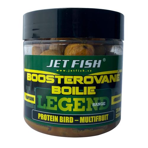 Jet Fish Boosterované Boilie Legend Range Protein Bird Multifruit 250 ml