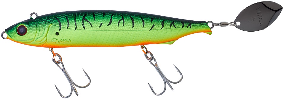 Gunki wobler drag spin s mat fire tiger - 13 cm 32,4 g