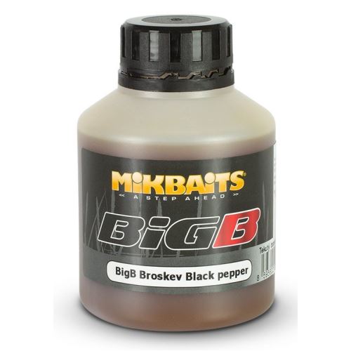 Mikbaits booster BigB Broskyňa Black Pepper 250 ml