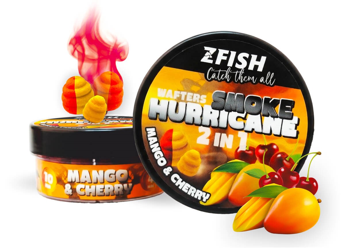 E-shop Zfish wafters smoke huricane 2in1 8-10 mm 30 g - mango cherry