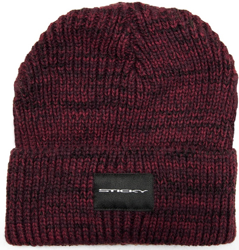 Sticky baits čiapka maroon fleck beanie