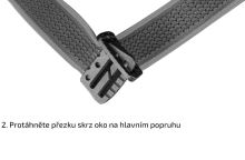 Fenix Sada Čiernych Popruhov AFH-02 Pre Čelovky Fenix (4)