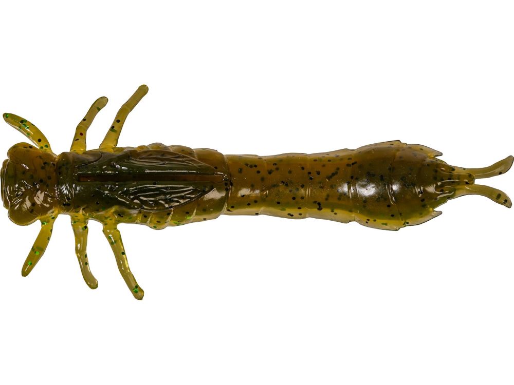Westin gumová nástraha odonata ned creaturebait 6,5 cm 2 g 4 ks - uv moss