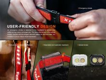 Fenix ​​Nabíjacia Čelovka HL18R-T V2.0 Červená (12)