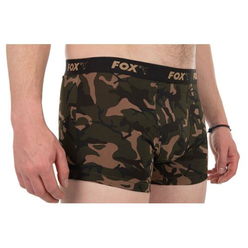 Fox Trenírky Camo Boxers 3 ks