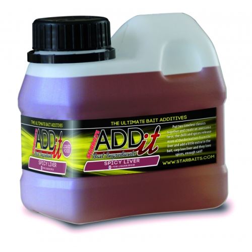 Starbaits Liguid Add'IT Spicy Liver 500 ml