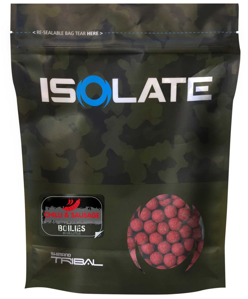 Shimano boilies isolate chilli sausage - 3 kg 18 mm