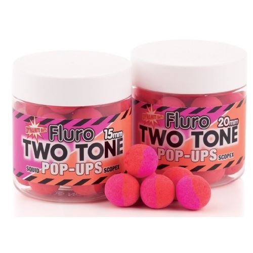 Dynamite Baits Pop-Ups Fluro Two Tone Squid & Scopex