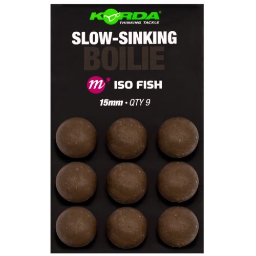 Korda Umelé Boilie Slow Sinking Boilie ISO Fish