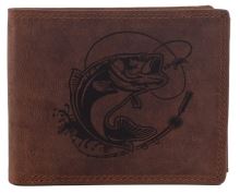 Mercucio Peňaženka Natural Vzor 50 Zubáč s Udicou Mercucio Peňaženka Natural Vzor 50 Zubáč s Udicou