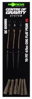 Korda Montáž Centre Of Gravity Boom QC Flat Pear 3 ks - 4/5 oz