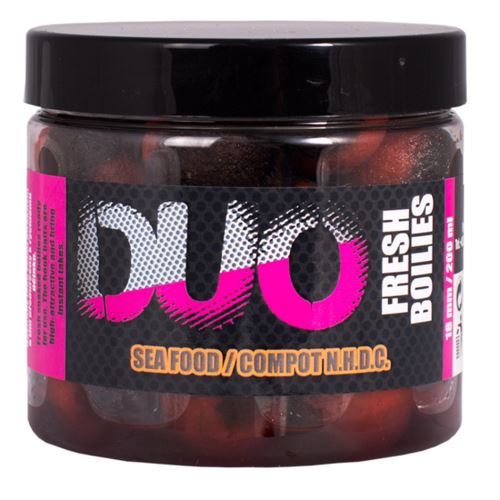 LK Baits Boilie DUO X-Tra Fresh Sea Food/Compot NHDC